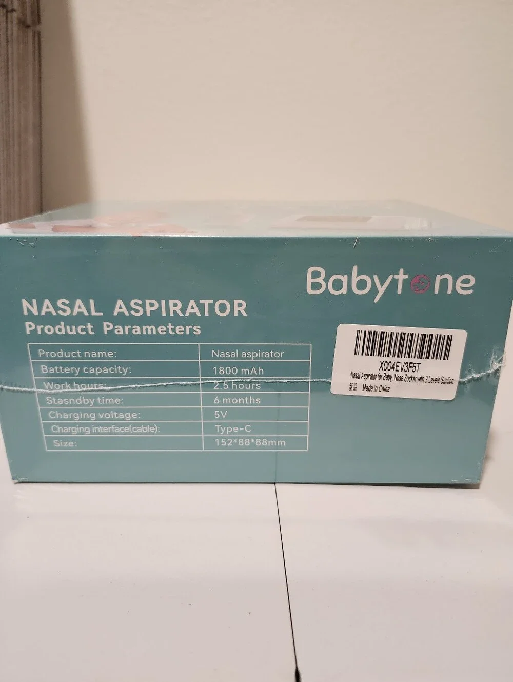 Baby Nasal Aspirator Hospital-Grade Nose Cleaner with 3 Tips, 9 Suction Levels